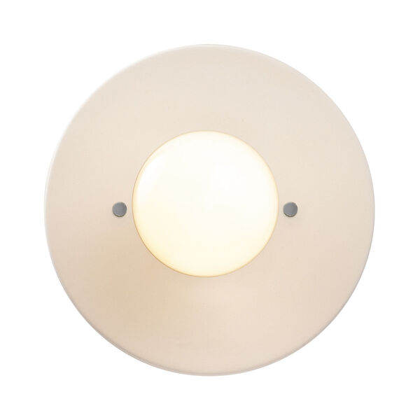 Radiance Collection Bisque One-Light Discus Flush Mount - (Open Box), image 2