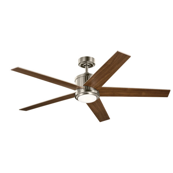 Brahm Brushed Stainless Steel 56-Inch Integrated LED Ceiling Fan, image 5