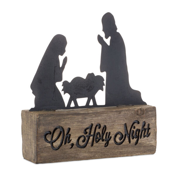 Brown Holy Family Figurine, image 1