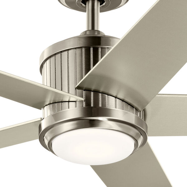 Brahm Brushed Stainless Steel 56-Inch Integrated LED Ceiling Fan, image 7