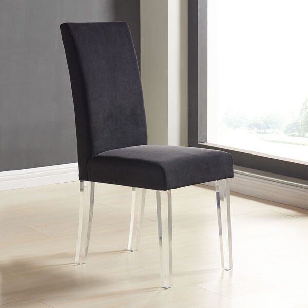 Dalia Black Dining Chair, Set of Two, image 2