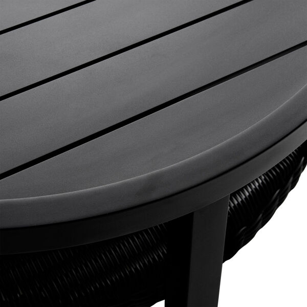 Cayman Black Outdoor Coffee Table, image 4
