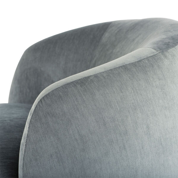 Orbit Limestone Seared Occasional Chair, image 2