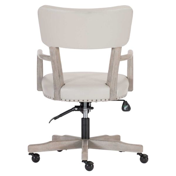 Touhy Beige and Rustic Pewter Office Chair, image 4