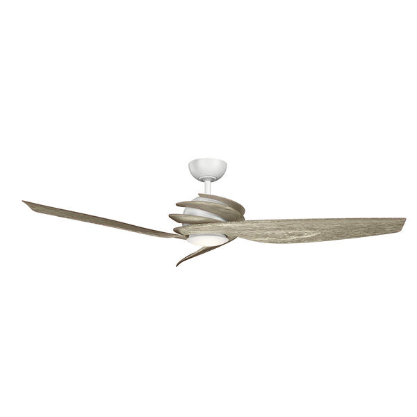 Spyra Matte White 62-Inch Energy Star LED Ceiling Fan, image 1