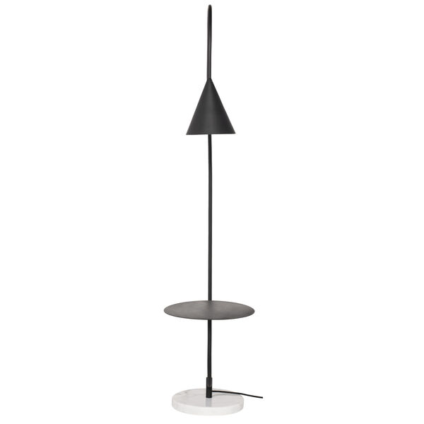 Arnold Matte Black One-Light Floor Lamp, image 6