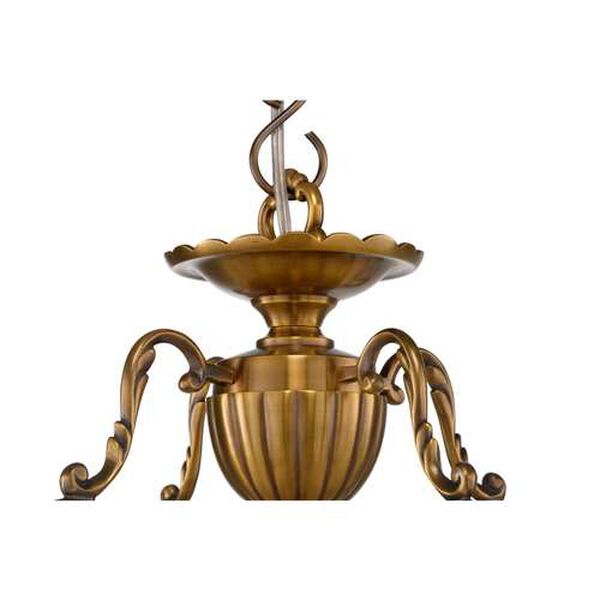 Willoughby Antique Brass Three-Light Lantern, image 2