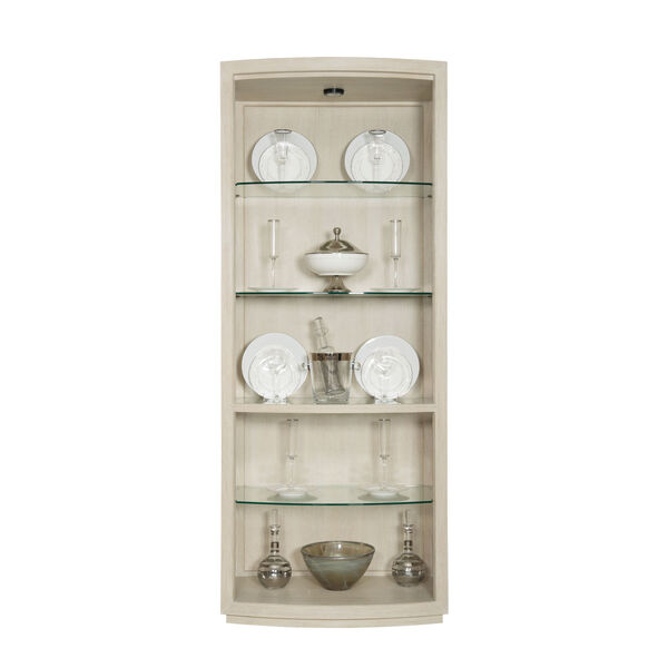 Gray East Hampton Display Curio Cabinet, image 1