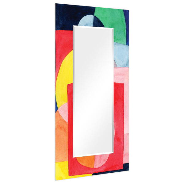 Launder Multicolor 72 x 36-Inch Rectangular Beveled Floor Mirror, image 2