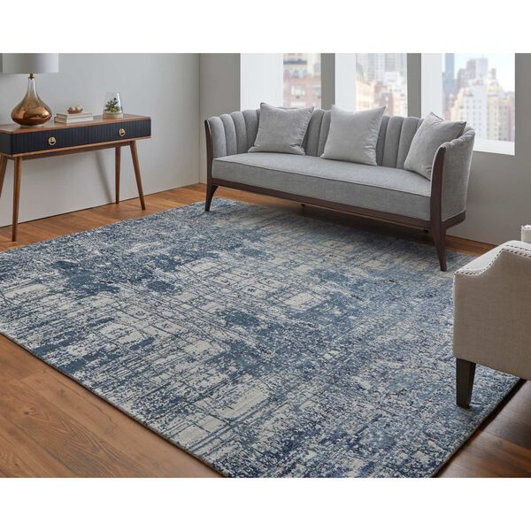 Eastfield Casual Blue Ivory Area Rug, image 3