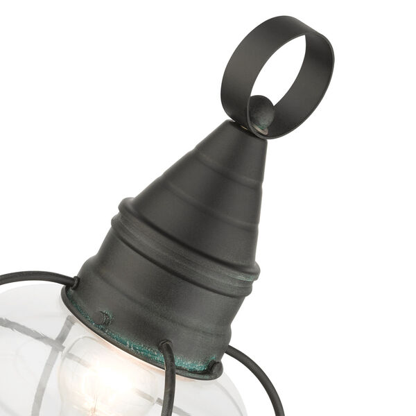 Newburyport Charcoal Nine-Inch One-Light Outdoor Post Lantern, image 5