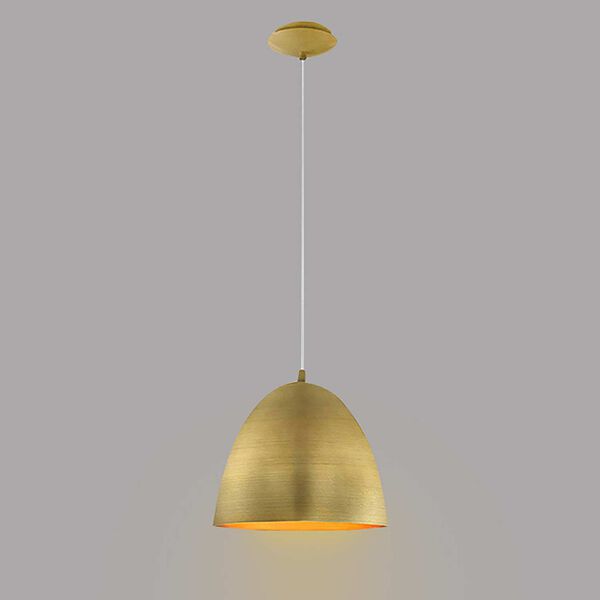 Coretto Brushed Gold One-Light Pendant, image 6
