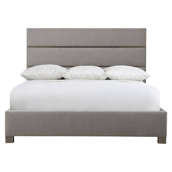 Tinsley Graphite and Cast Aluminium King Panel Bed, image 1