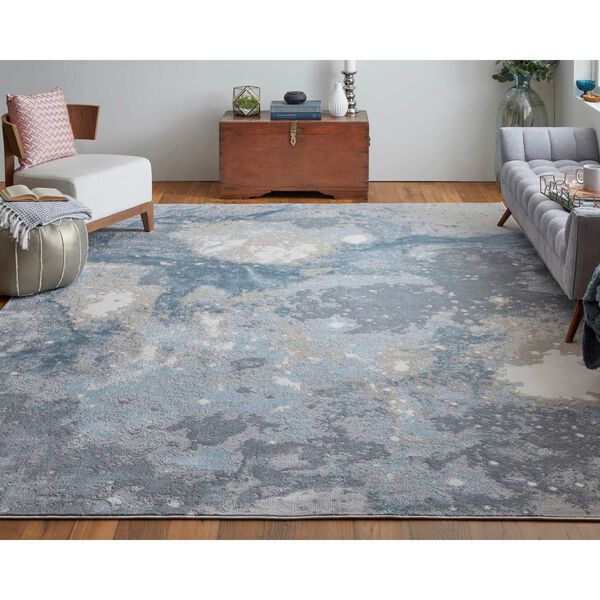 Astra Blue Gray Rectangular 3 Ft. 11 In. x 6 Ft. Area Rug, image 3
