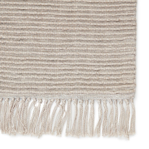 Cloud Break Skye Solid Light Gray and Taupe Area Rug, image 4