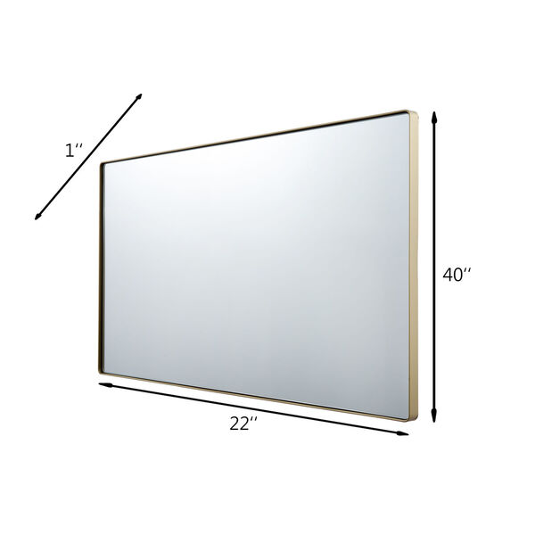 Kye Gold Wall Mirror, image 4