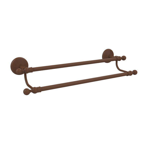 Monte Carlo Collection 36 Inch Double Towel Bar, Antique Bronze, image 1
