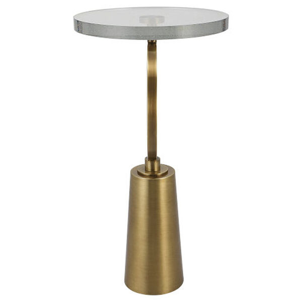 Ringlet Antique Brass Accent Table, image 5