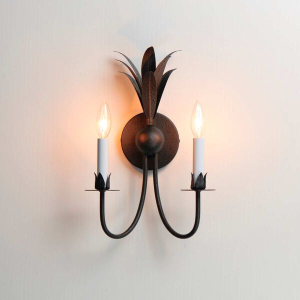 Paloma Anthracite Two-Light Wall Sconce, image 3