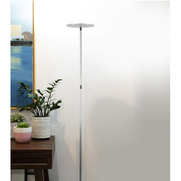 Sky Silver Integrated LED Floor Lamp, image 4