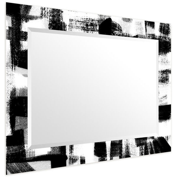 Jam Session Multicolor 40 x 30-Inch Rectangular Beveled Wall Mirror, image 4