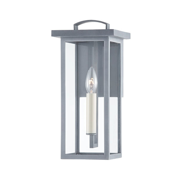 Eden Weathered Zinc One-Light Outdoor Wall Sconce, image 1
