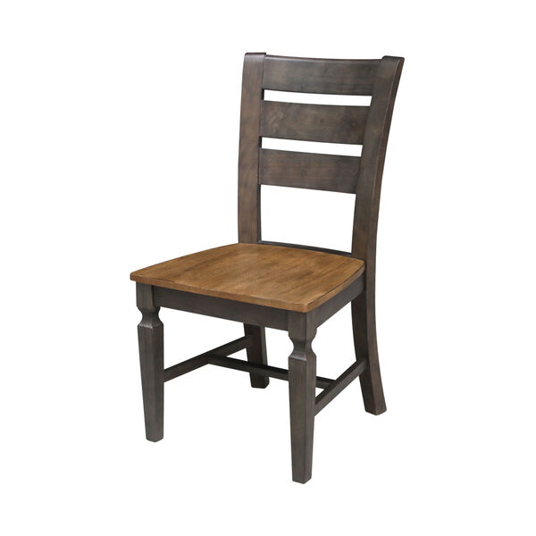 Vista Hickory and Washed Coal Ladderback Chair, Set of 2, image 1