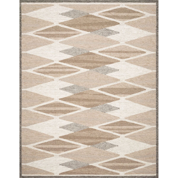 Evelina Taupe and Bark Rectangular: 9 Ft. 3 In. x 13 Ft. Rug, image 1