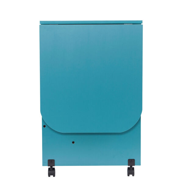 Expandable Turquoise Rolling Sewing Table, image 6