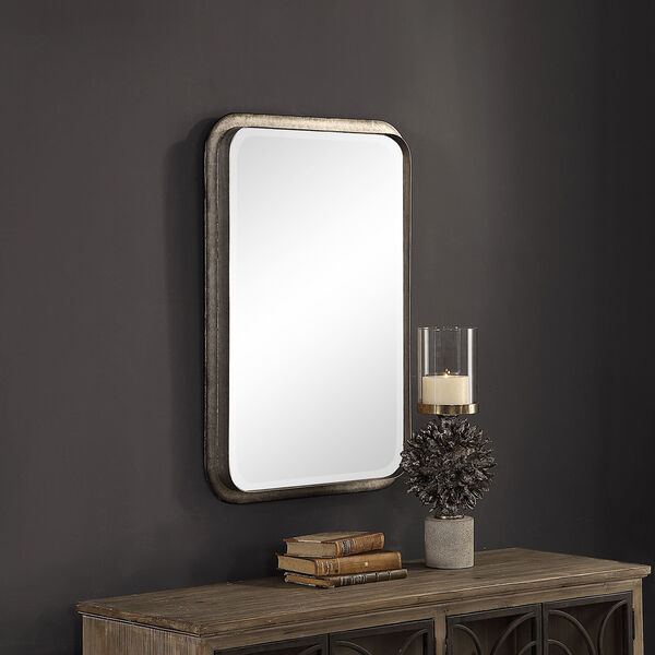 Madox Galvanized Iron Mirror, image 1