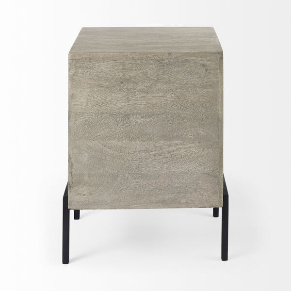 Arelius Gray and Black End Table, image 6