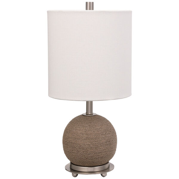 Captiva Brushed Nickel One-Light Accent Lamp, image 4