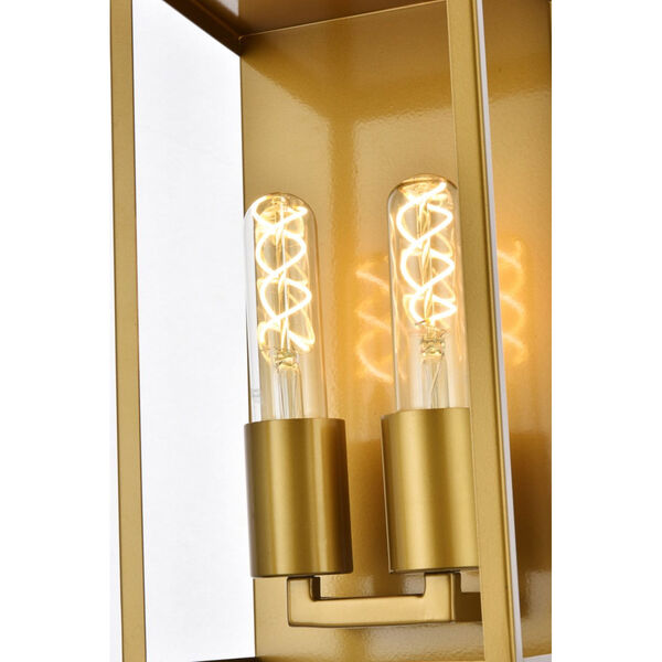 Voir Brass Two-Light Wall Sconce, image 4