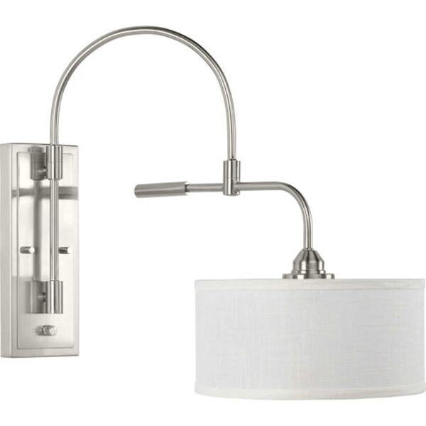 Anna Brushed Nickel One-Light Wall Sconce, image 1