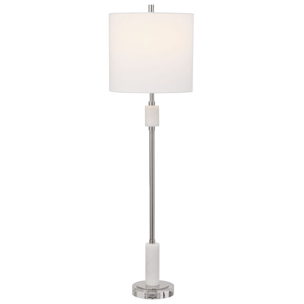 Sussex Polished Nickel One-Light Buffet Lamp, image 1