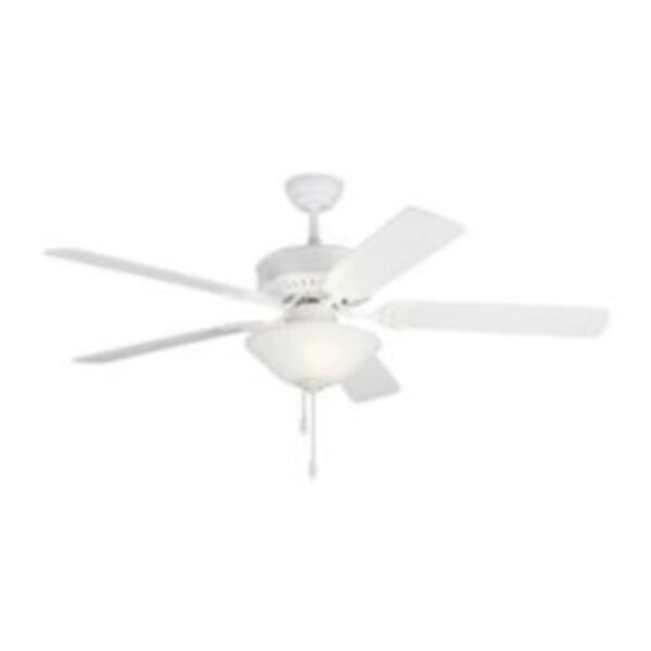 Haven Matte White 52-Inch LED Ceiling Fan, image 3