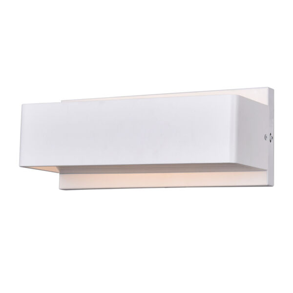 Lilliana White Integrated LED Wall Sconce, image 1