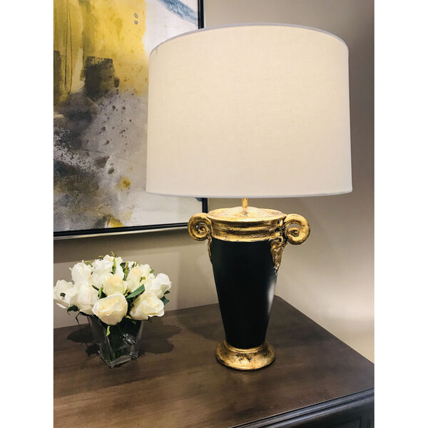 Gallier Black and Gold One-Light Table Lamp, image 2