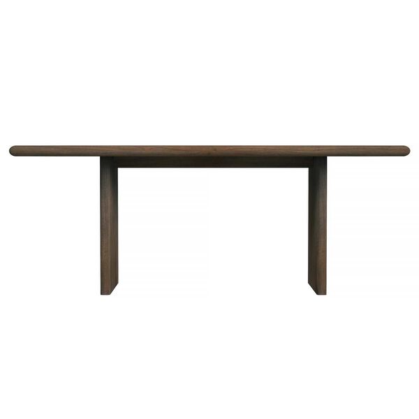 Halmstad Walnut Wood Panel Dining Table, image 3