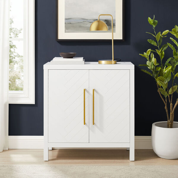 Darcy White Accent Cabinet, image 3