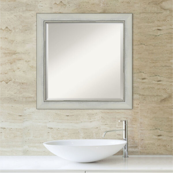 Flair Silver 24W X 24H-Inch Bathroom Vanity Wall Mirror, image 5
