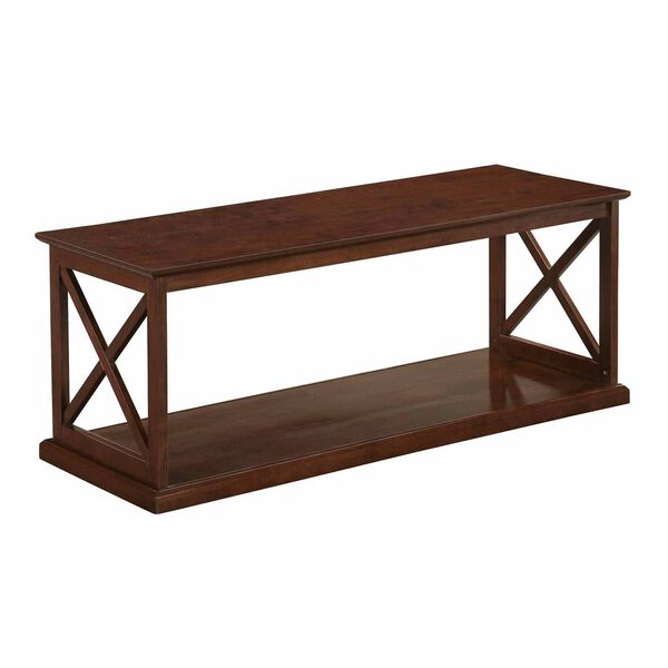Coventry Espresso Coffee Table with Shelf, image 1