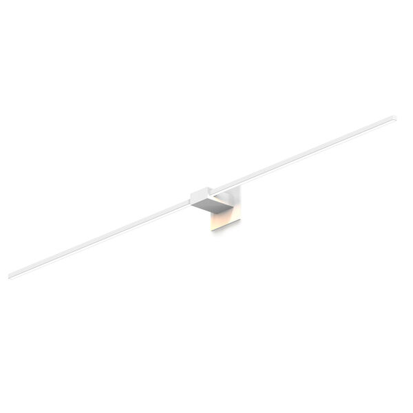 Z-Bar Matte White 60-Inch Soft Warm LED Center Mount Wall Sconce, image 1