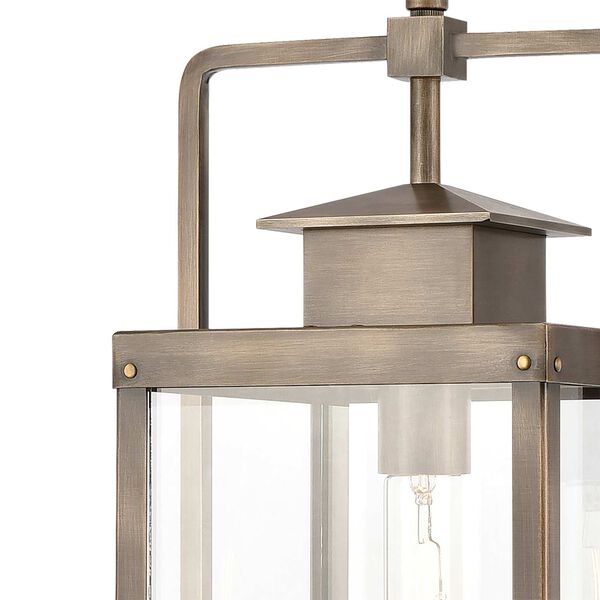 Crested Butte Vintage Brass One-Light Outdoor Pendant, image 3