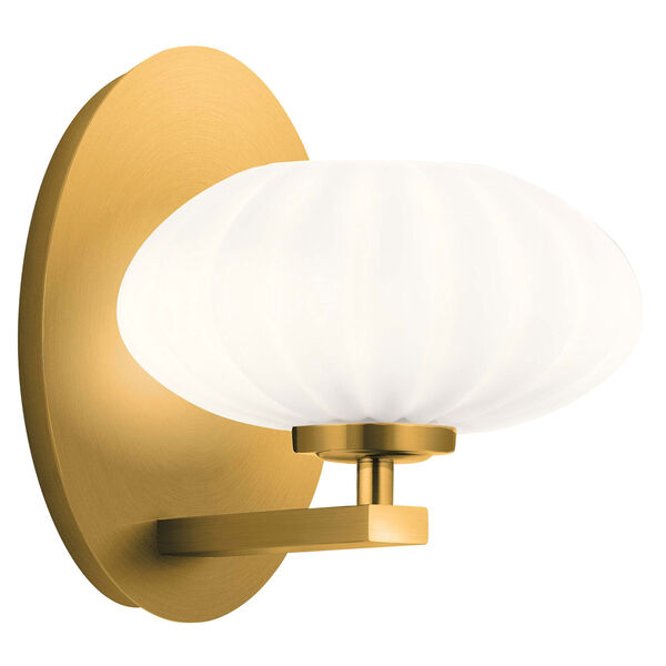 Pim Fox Gold One-Light Wall Sconce, image 1