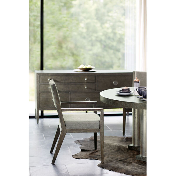 Linea Black and Gray Dining Table, image 2