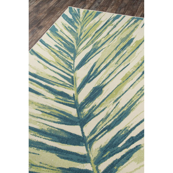 Baja Palm Leaf Green Indoor/Outdoor Rug, image 2