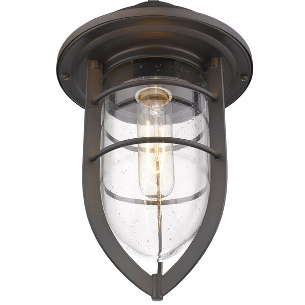 Dylan Oil Rubbed Bronze One-Light Outdoor Convertible Mini-Pendant, image 3