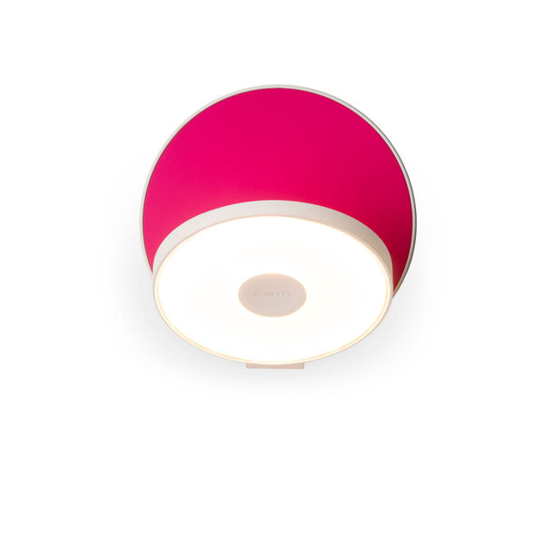 Gravy Matte Hot Pink Plug-In LED Wall Sconce, image 3