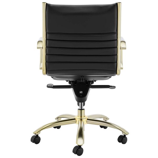 Dirk Black Low Back Office Chair, image 6